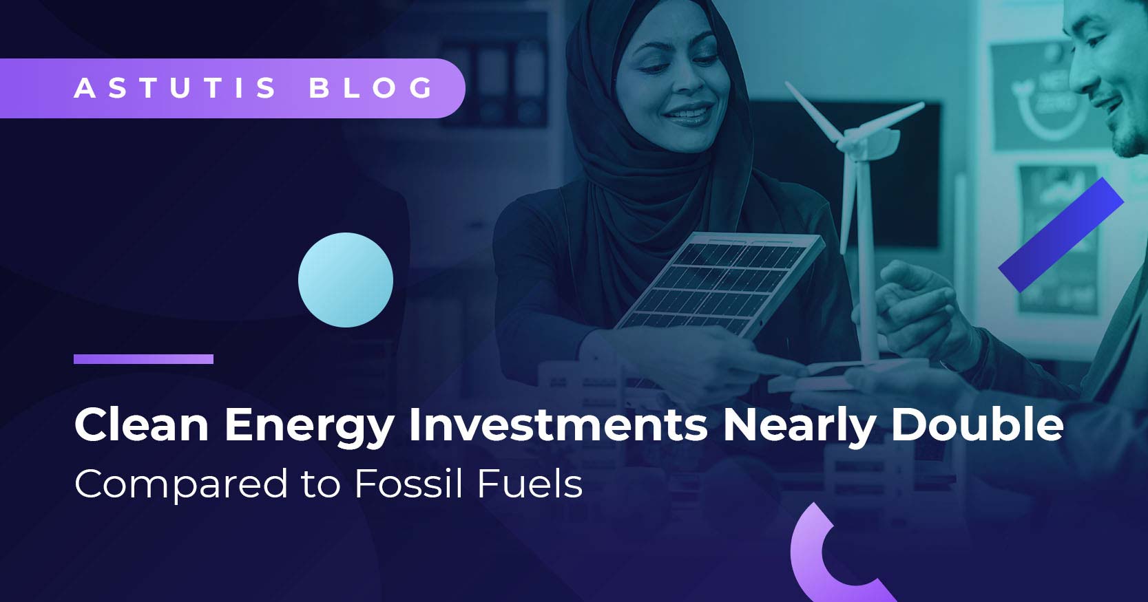 Clean Energy Investments Nearly Double the Investment in Fossil Fuels Image
