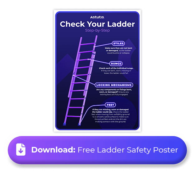 ladder safety inspection checklist download button